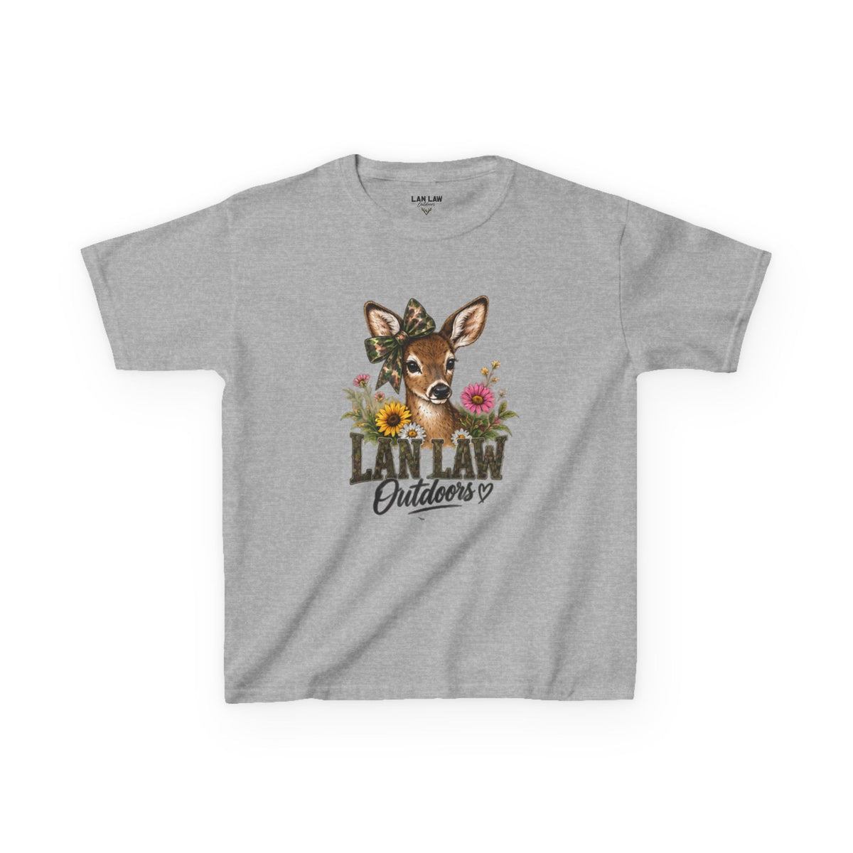 Deer Floral Graphic Shirt