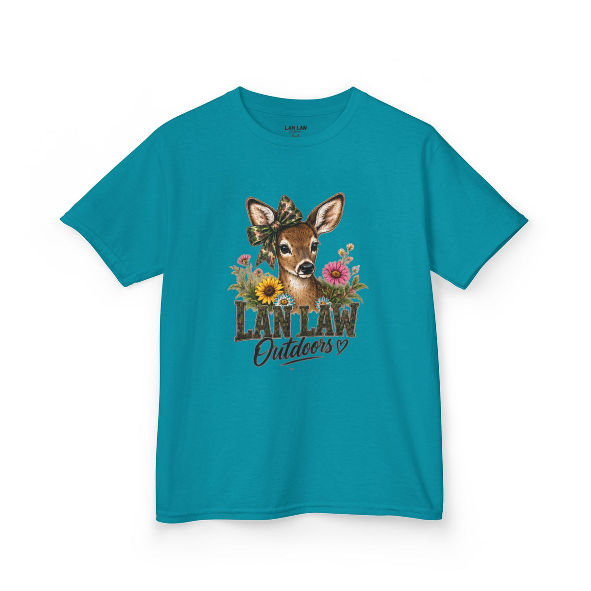 Deer Floral Graphic Shirt