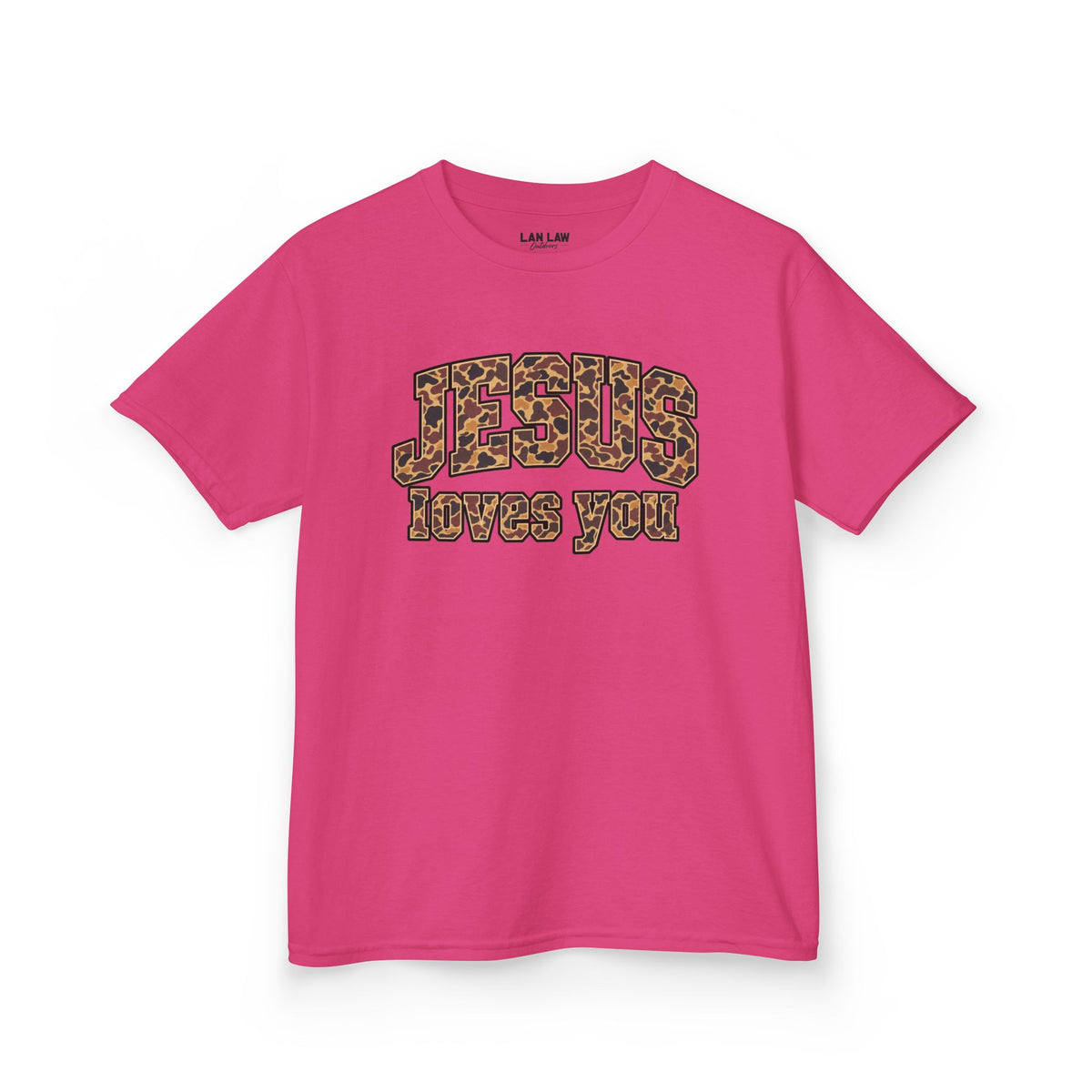 “Jesus Loves You” Camo Tee