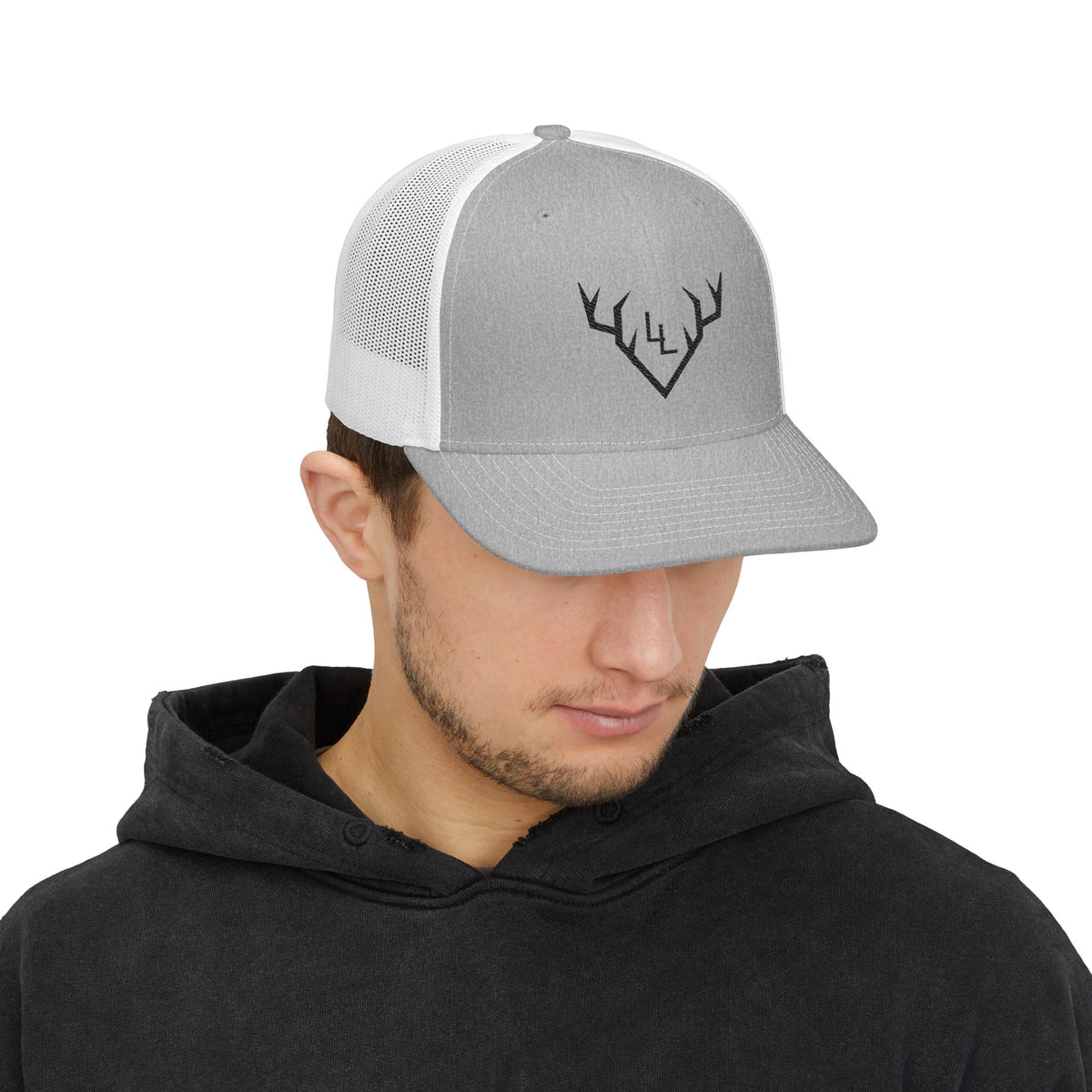Antler Logo Snapback Trucker Cap