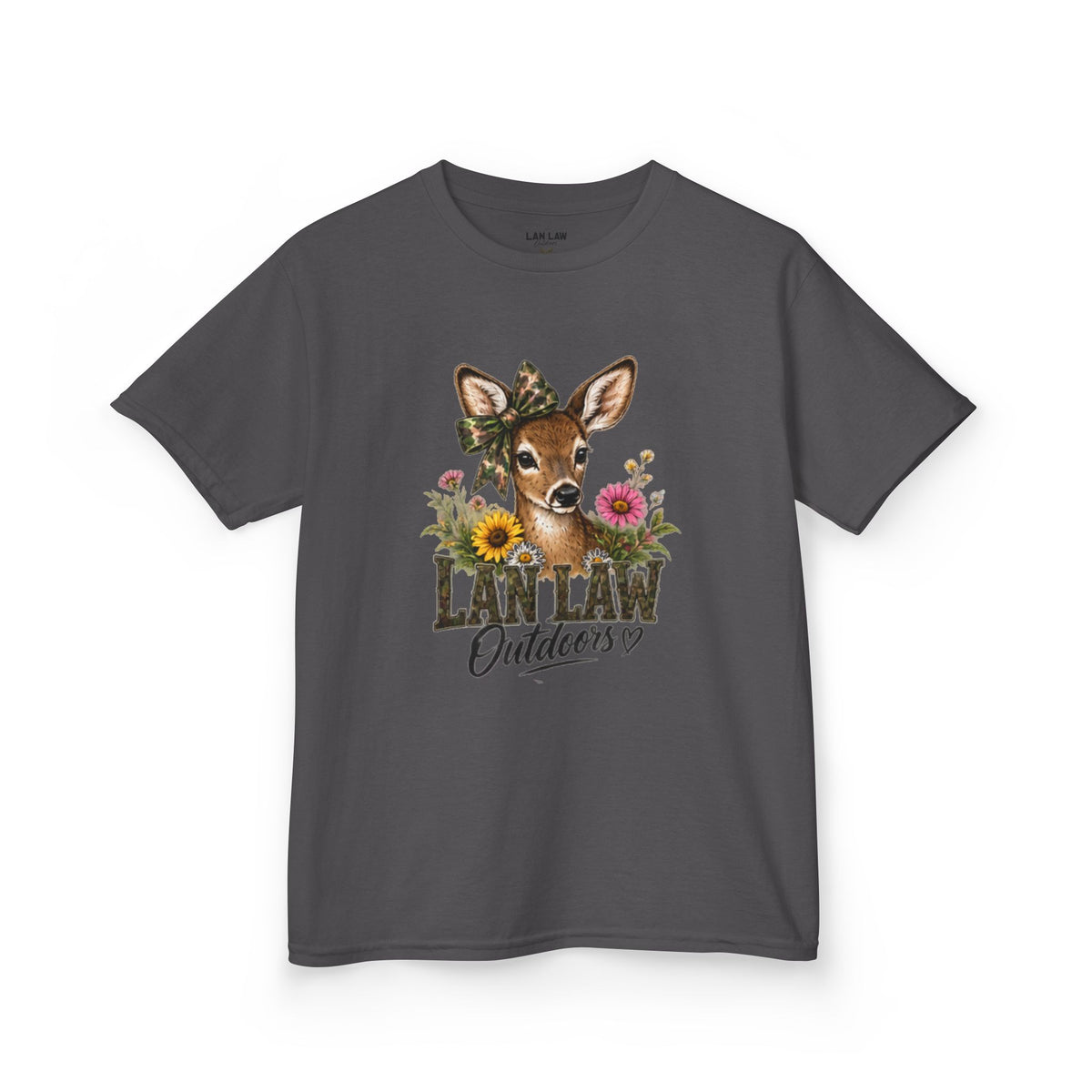 Deer Floral Graphic Shirt