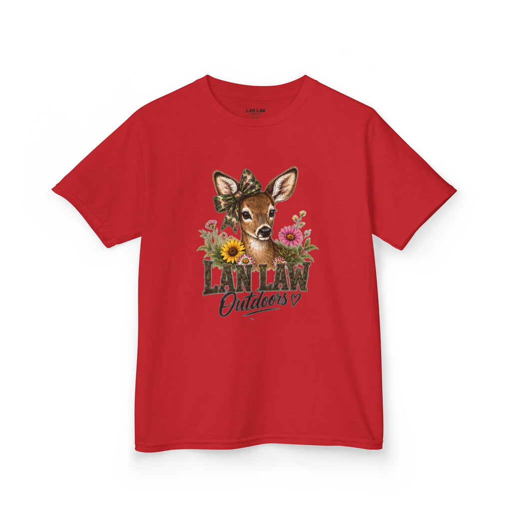 Deer Floral Graphic Shirt