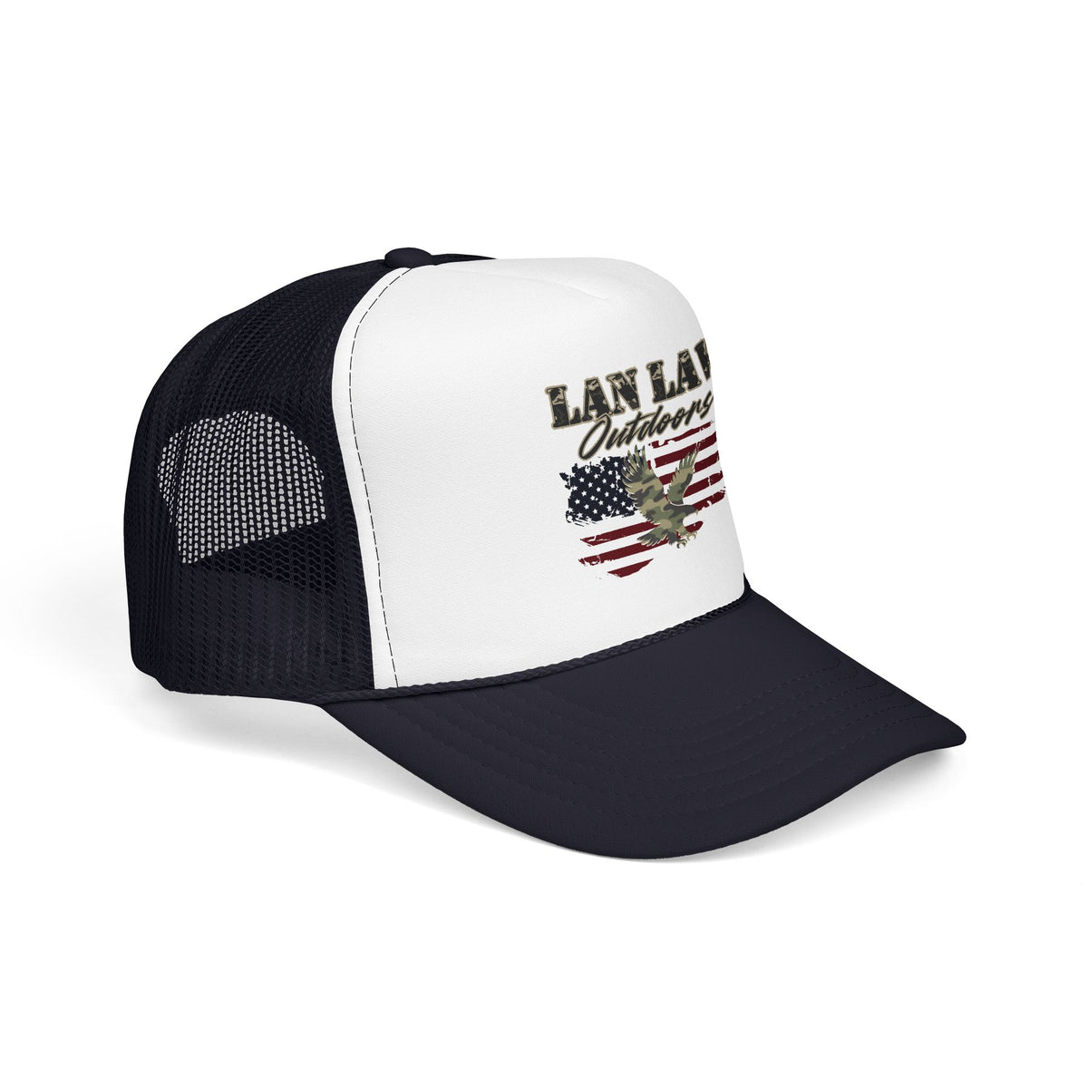 American Flag Eagle Trucker Hat