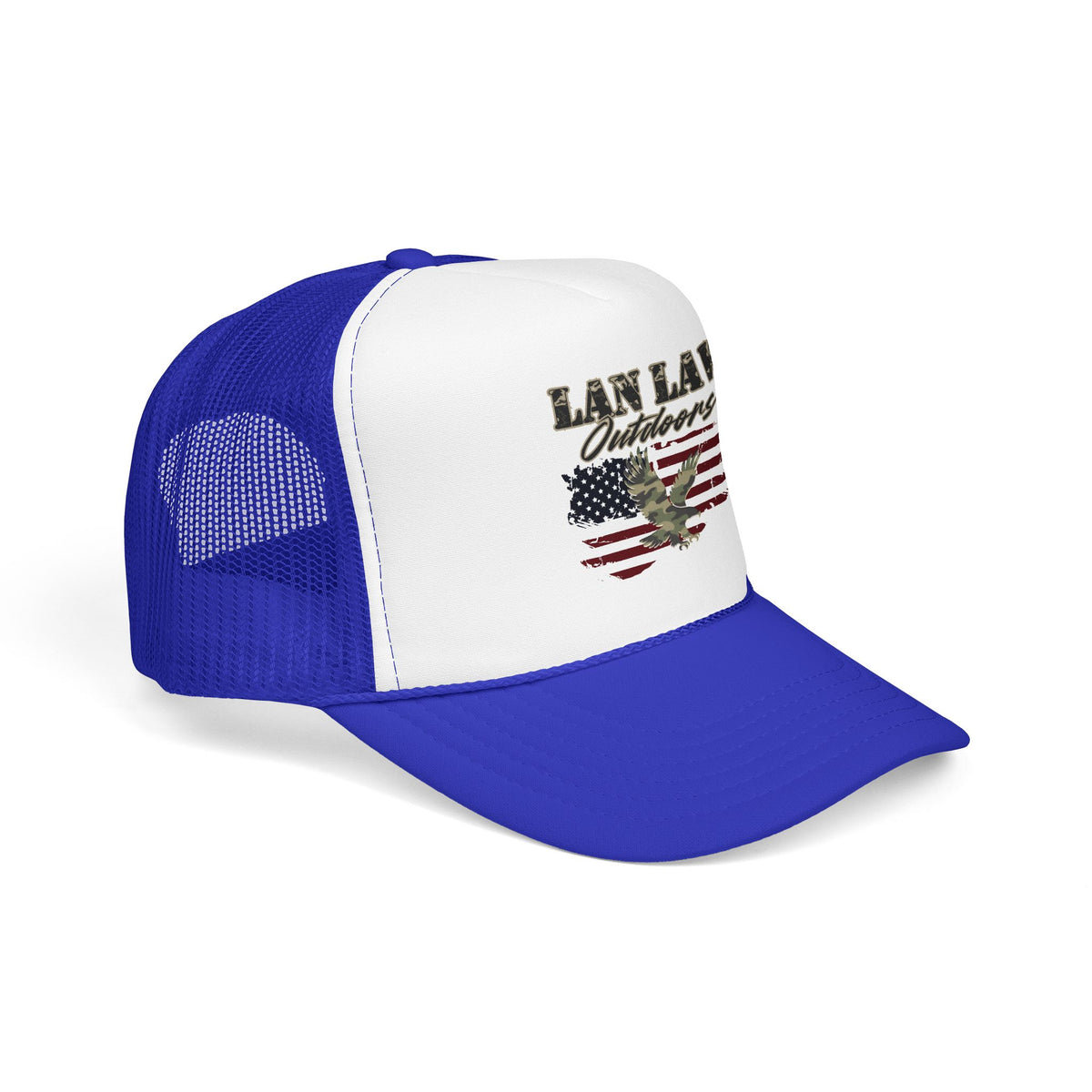 American Flag Eagle Trucker Hat