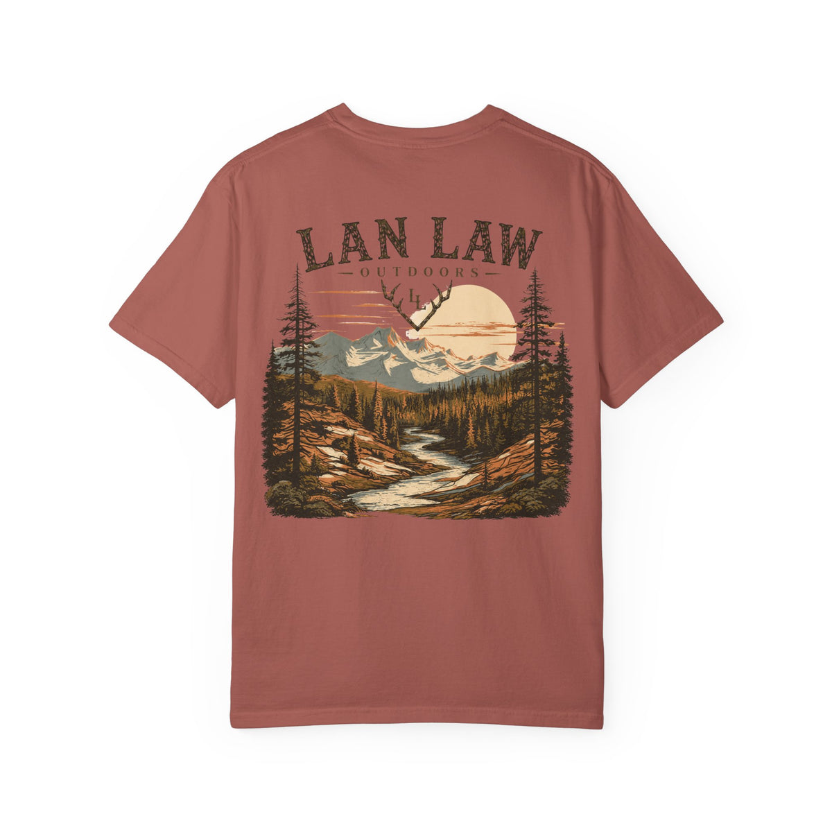 Vintage Mountain Deer Logo Tee