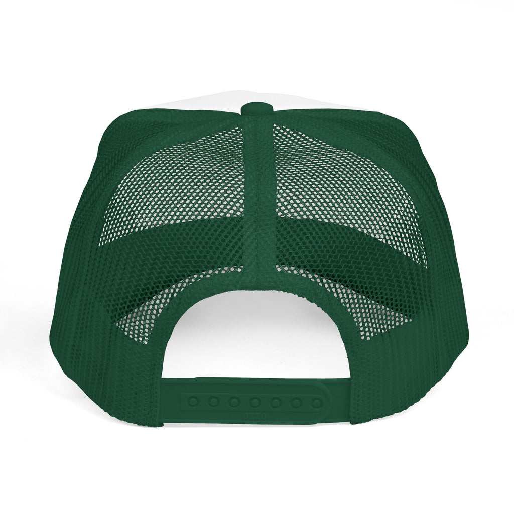Trucker Hat — "Lan Law Outdoors" Floral Mesh Foam Cap