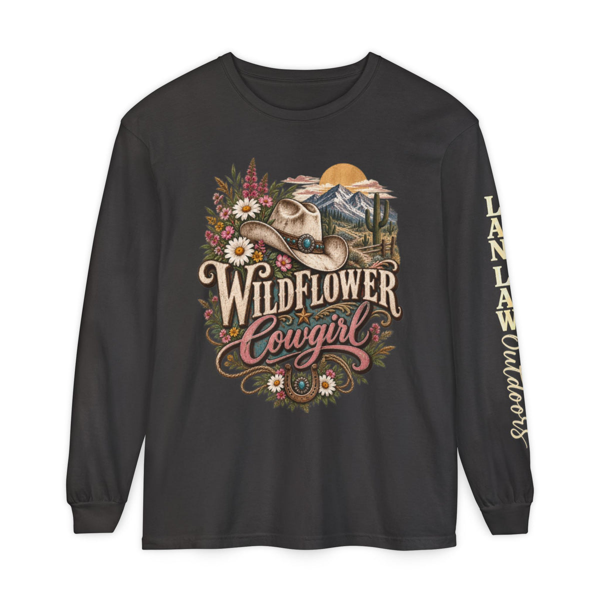 Wildflower Cowgirl Long Sleeve Tee