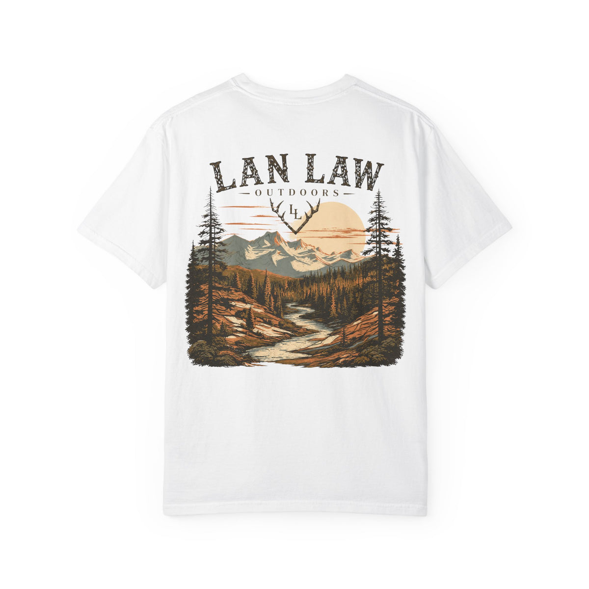 Vintage Mountain Deer Logo Tee
