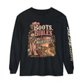 Boots, Bibles & Backroads Long Sleeve Tee